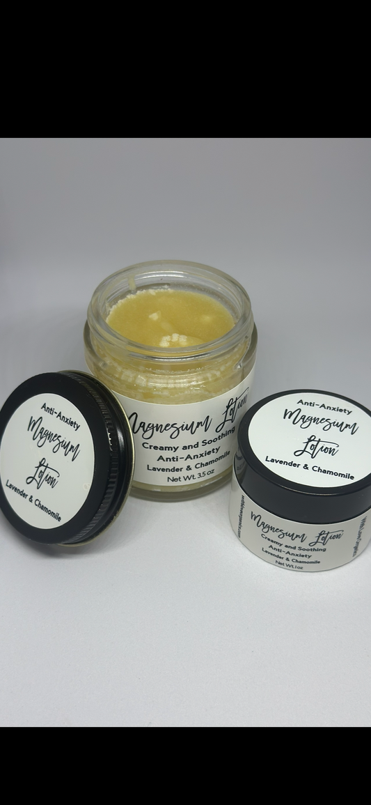 Magnesium Lotion: Lavender & Chamomile